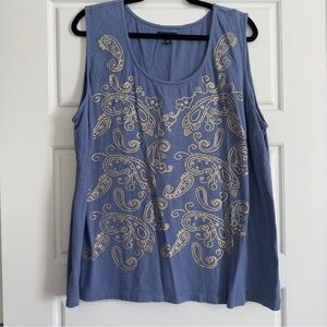 Tommy Hilfiger blue tank top